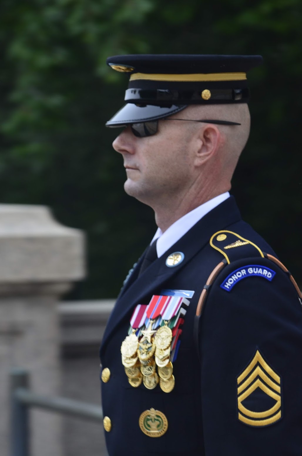 Guard at the Tomb of the Unknowns